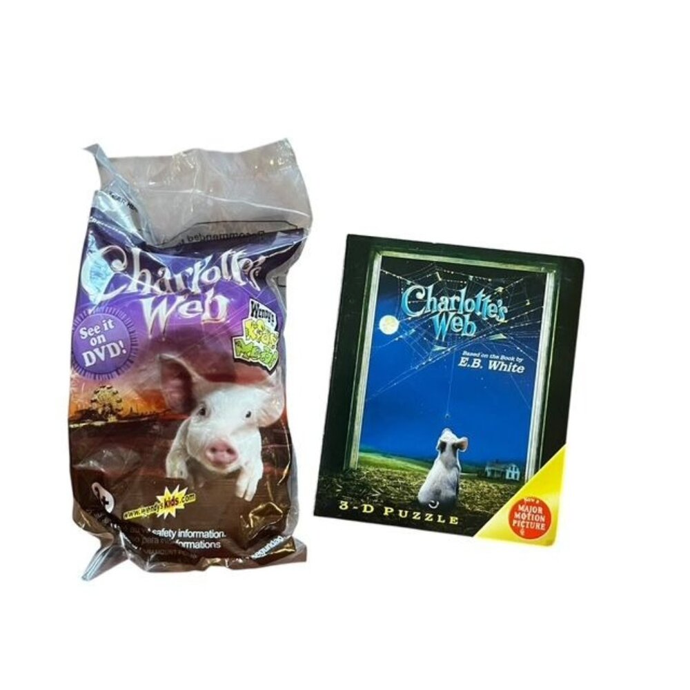 Charlotte's Web Wendy's Kids Meal Toys